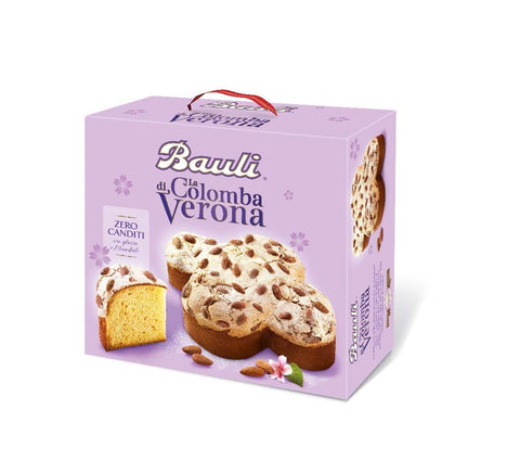 Bauli La Colomba di Verona Ostern kuchen ohne kandierte Früchte mit Zuckerguss und Mandeln Backprodukt Oster taube 1Kg italienisch Original