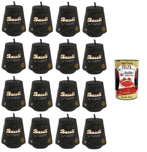 Bauli Stollen Bauli Mini PanMoro di Verona - Pandorino, angereichert mit Kakao, Schokoladenstückchen 16x100 gr+ Italian Gourmet polpa 400g 8001720417705