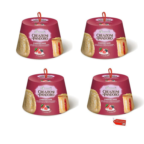 Bauli Weihnachtssüßigkeiten 4x Bauli Creazioni Panettone Cheescake 820g