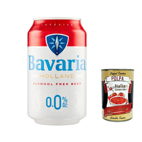 Bavaria BIRRA Bavaria 0.0% Birra Analcolica alkoholfrei Dosen Bier 0% Alk. Flasche 48x 0,33l italienisch Original