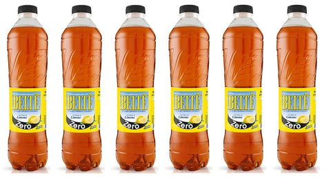 Beltè The al Limone Zero Zuccheri Eistee Zitrone Tea Erfrischend PET Glutenfrei Zuckerfrei 6x1,5l Original italienisch Getränk