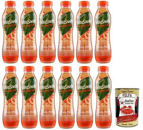 Beltion Vitasnella Depurathé Tè alla Pesca Eistee mit Pfirsichen mit reinigenden Kräutern Hagebutten und Zitronenmelisse Ohne Zucker Einweg-PET- 500 ml 12x