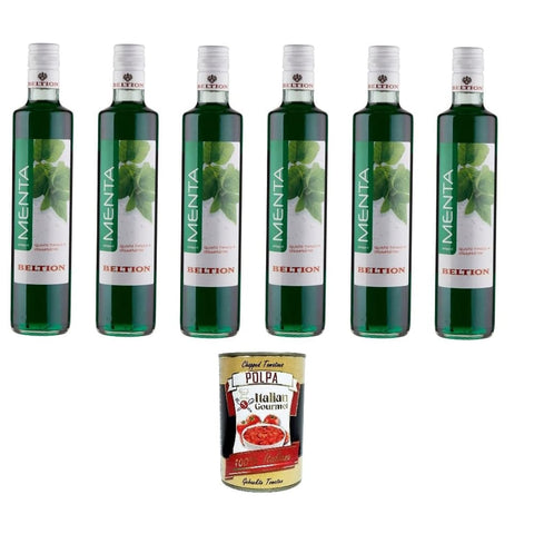 Beltion Getränke, Kaffee & Tee Beltion sciroppo di Menta Minzsirup 6x 500ml italienisch Original 8003695003013