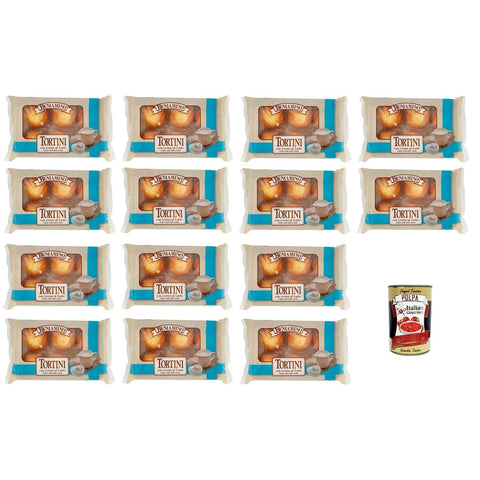 Beniamino Tortini Frucht- & Kräuterbonbons Beniamino Tortini con farcitura di crema al latte mit Milchcremefüllung 14x250 g italienisch Original Pastasauce + kostenlos polpa 400 g 8001113070456