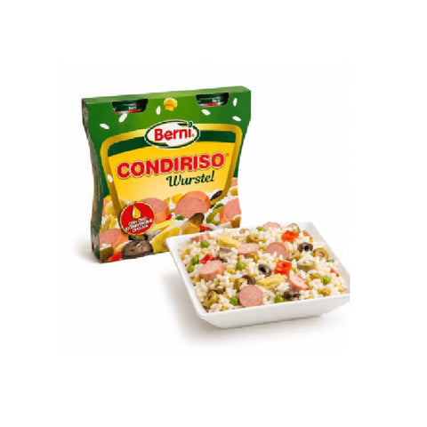 6x Berni Condiriso Wurstel Gemüsedressing für Reissalate mit Würstchen (2 x 300 g)