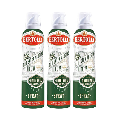Bertolli Oliven Bertolli Extra Vergine Olio di Oliva Olivenöl Spray 3 x 200ml italienisch Original 8002470017702