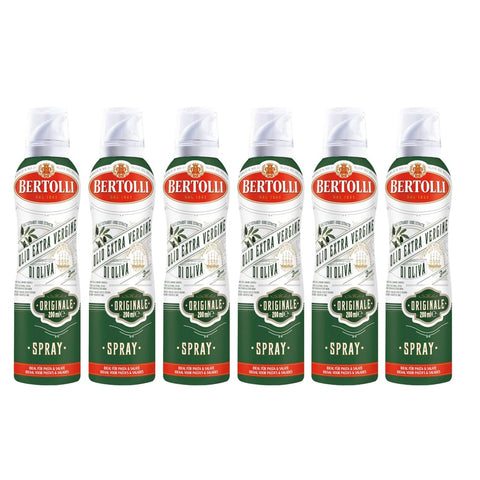 Bertolli Oliven Bertolli Extra Vergine Olivenöl Spray Natives Olivenöl Extra 6 x 200ml italienisch Original 8002470017702