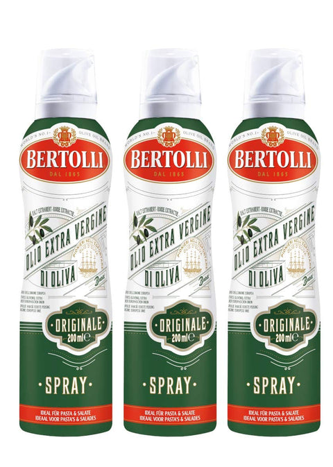 Bertolli Oliven Bertolli Extra Vergine Originale Olio di Oliva Olivenöl Spray 3 x 200ml 8002470017702