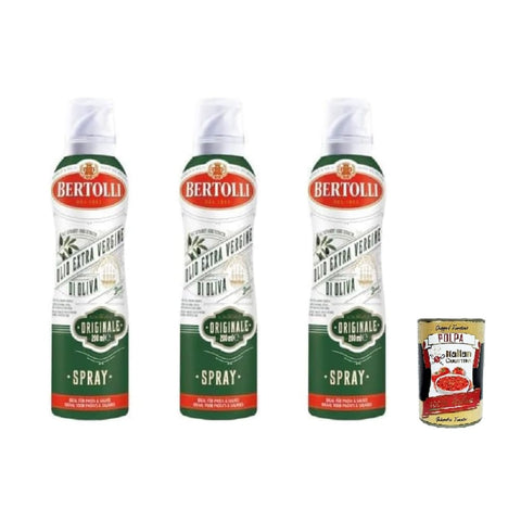 Bertolli Oliven Bertolli Extra Vergines Olivenöl Spray 3 x 200 ml italienisch Original