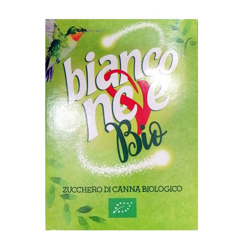 Bianco Süßstoffe 12x Bianco Neve Bio Zucchero di canna biologico Bio brauner Zucker 100% Italienischer Süßstoff 500g 8033196754985