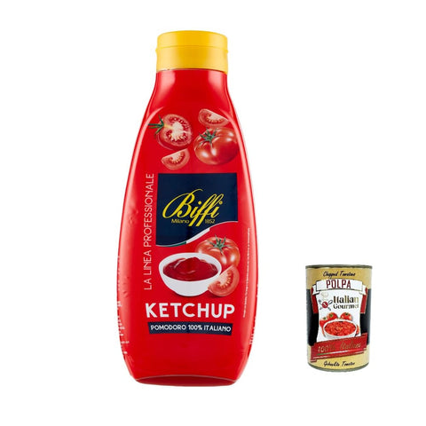 Biffi Ketchup Biffi Tomato Ketchup mit 100% italienischen Tomaten, 950 g Tomato Ketchup (fruchtig, tomatiger Geschmack) italienisch Original 8009320044130