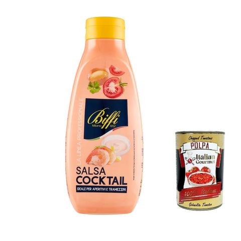 Biffi linea Salsas Biffi linea professionale salsa cocktail würzen soße Salad sauce squeeze 800 g 6x italienisch Original + kostenlos polpa 400 g 8009320044147