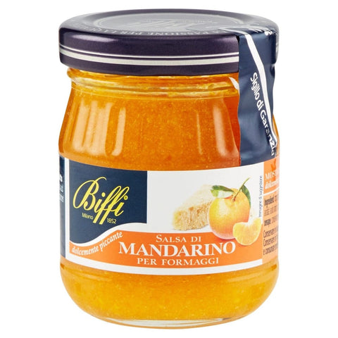 Biffi Milano 1852 Aufstriche & Dips Biffi Milano 1852 Mandarinen Senfsauce für Käse, 12er Pack (12 x 100 g) Original italienisch 8009320038313