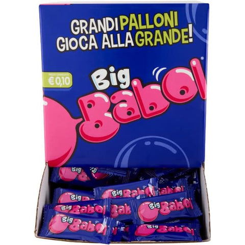 Big Babol Kaugummis Big Babol alle Früchte Ausstellung von 200 Stück Original italienisch inkl. Italian Gourmet Polpa 400g 8003440229156