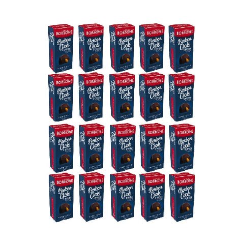 Borbone Pralinen 20x Borbone BorbonCiok ripieni di Caffè Pralinen gefüllt mit flüssigem Kaffee, 31,5 g 8034028336508