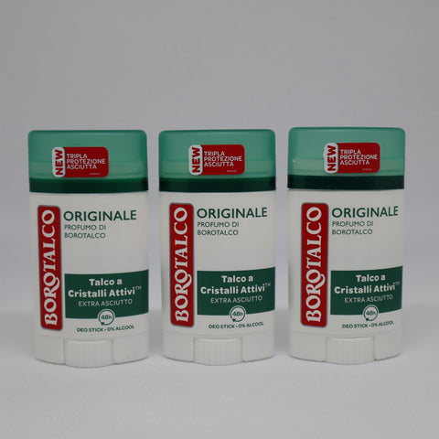 Borotalco Roberts Deodorant Deo Stick Deostick Fresh italien 3x40ml Original italienisch Pflege