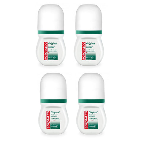 Borotalco ROBERTS deo roll - on ohne Alkohol 4x 50ml Original italienisch
