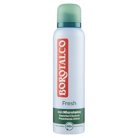 Borotalco Deodorant Fresh Spray 150 ml 12 Packungen italienisch Original
