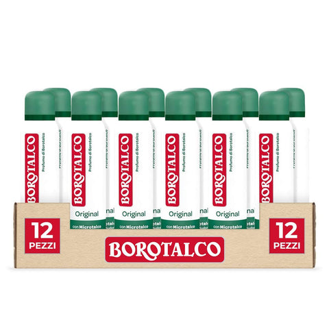 Borotalco Spray 12x150ml Original italienisch Pflege