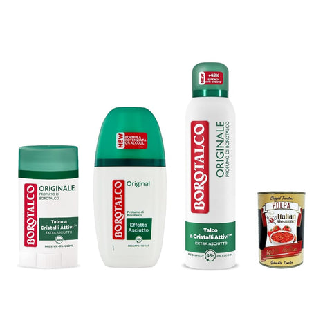 Borotalco Deo Borotalco Tris SET Original, Stick, roll on, deo spray, deodorant italienisch 80845386