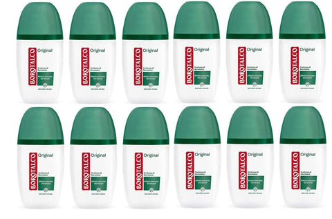 Borotalco Set 12 Deodorante Vapo 75 Original Cura del Corpo italienisch