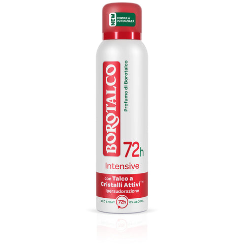 Borotalco Talkumpuder Bernstein Deospray für Männer alkoholfreie Formel mit absolutem Talkum absorbiert Schweiß 1 x 150 ml italienisch Original