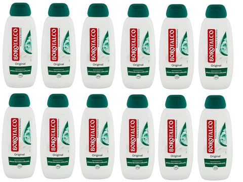 Borotalco Duschgel 12x Borotalco Profumo di Borotalco Original Bagnodoccia Duschgel Schaumbad 450ml 8002410044829