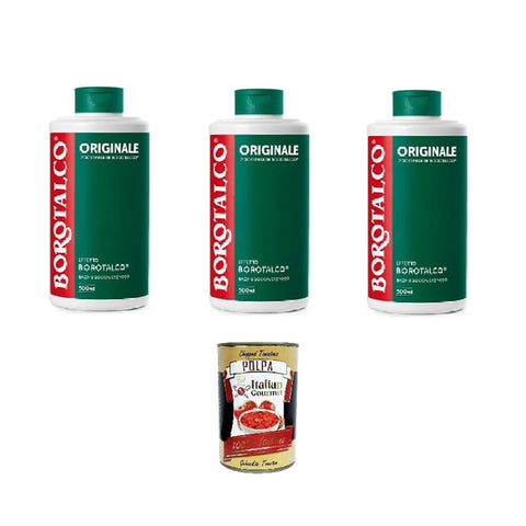 Borotalco Duschgel Borotalco Original Duschbad Duschgel mit Borotalkum Duft Formel mit feuchtigkeitsspendenden Mitteln Borotalkum Effekt auf der 3x 500ml italienisch Original