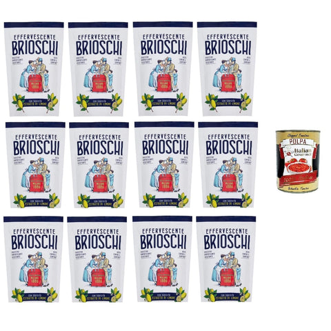 Brioschi Brausetabletten Koch- & Backzutaten Brioschi Brausetabletten, erfrischender, granulierter Durstlöscher mit exquisitem Zitronenextrakt, 12x100 g italienisch Original Pastasauce + kostenlos polpa 400 g 8032804040014