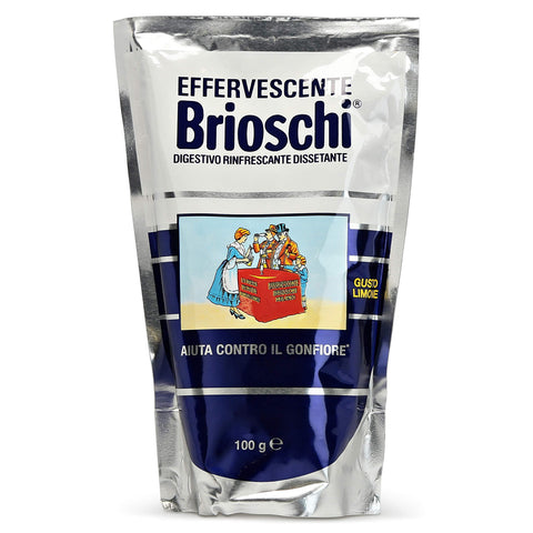 Brioschi Digestivo Rinfrescante Dissetante Effervescente Gusto Limone 100 g italienisch Original