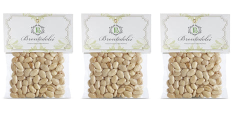Brontedolci Mandeln 3x Brontedolci Mandorle Pelate Geschälte Mandeln Vakuumverpackt 100g 8034077510218