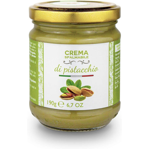 Brontedolci Pistaziencreme süß mit 40% Pistazien aus Sizilien 1x190g Original italienisch