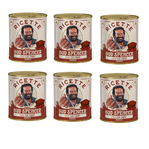 Bud Power Erbsen & Bohnen Ricette alla Bud Spencer Chili con Carne Bud Power 6x 800g