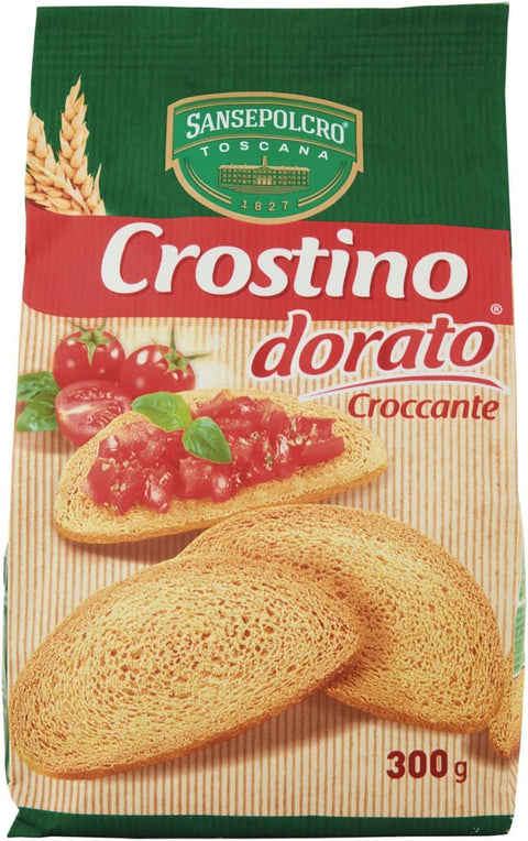 Buitoni Crackers 6x Buitoni Crostino Dorato Croccante knuspriger goldener Crouton Snacks 300g 8000300136166