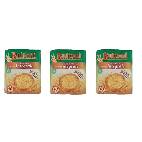 Buitoni Kekse Buitoni Granfetta Fette Biscottate Integrali mit Vollkornmehl 40 fette Vollkorn Zwieback Kekse 300 g italienisch Original 8000270019599
