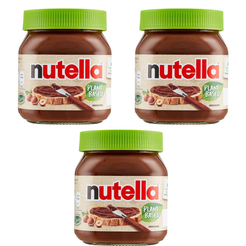 Caffetti Schokonüsse 3 x Vegane Nutella, Pflanzliche Haselnusscreme, Aufstrich, Glutenfrei, Laktosefrei, Sparpackung (3 x 350 g) 8057206411446
