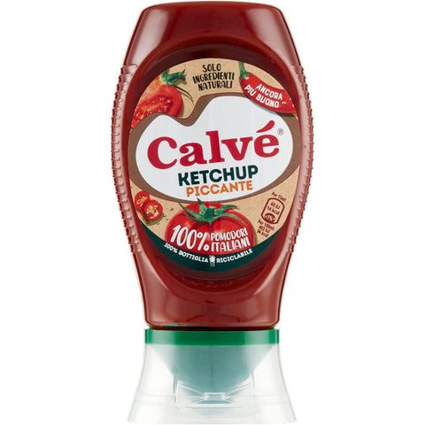 Calvè Calvé GEWÜRZ KETCHUP piccante Fritessoße Soße Sauce 250ml 6x Original italienisch