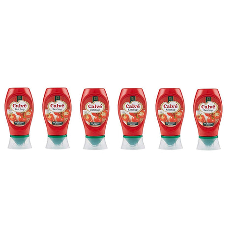 Calvé Ketchup Squeeze FritesSoße Tafelsauce natürliche Inhaltsstoffe 6x250ml Original italienisch