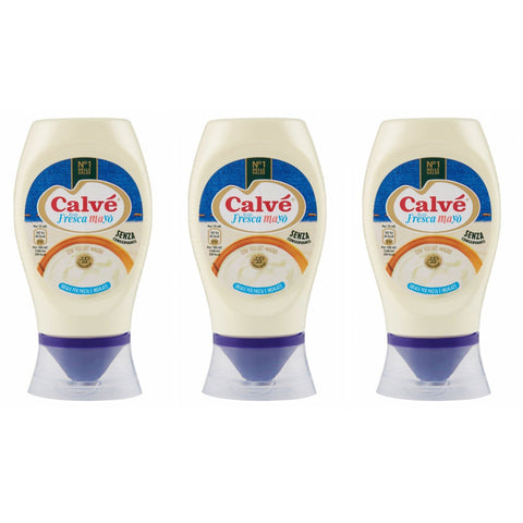 Calvé Calvè bontà fresca mayo mit fettarmem Joghurt würzen squeeze sauce 225 ml 3x italienisch Original Pastasauce