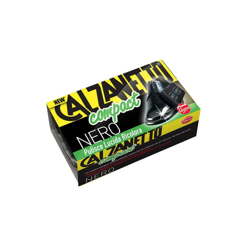 Calzanetto Waschmittel Calzanetto Compact Nero Selbstpolierender Schwamm für Schuhe 8004235002374