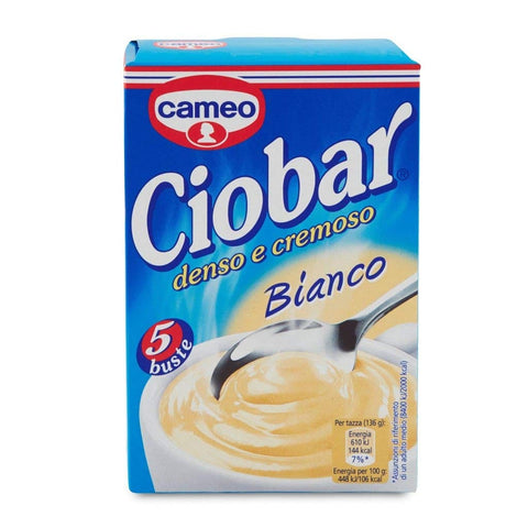 Cameo Kakao & Heiße Schokolade 12x Cameo Ciobar Bianco Weiße heiße schokolade istant chocolate 105g 8003000125317