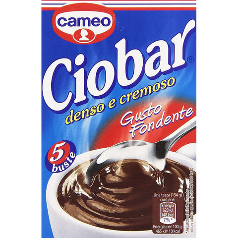 Cameo Ciobar Gusto Fondente Dunkle heiße schokolade 5 Beutel 690 g 6x italienisch Original