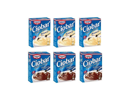 Cameo Kakao & Heiße Schokolade Testpaket Cameo Ciobar Classico Black & White Hot Chocolate 6 Packungen 5060428661165