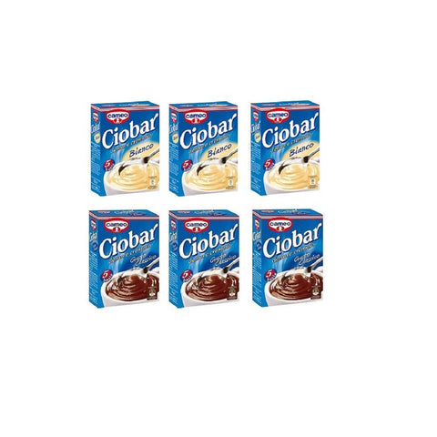 Testpaket Cameo Ciobar Classico Black & White Hot Chocolate 6 Packungen italienisch Original Heißgetränk