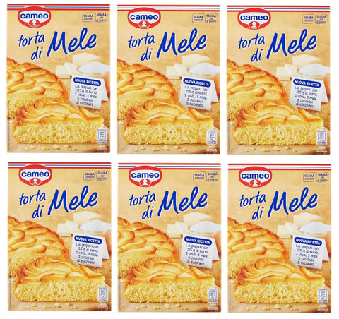 Cameo Preparato per Torta di Mele Vorbereitet für Apfelkuchen Produkte für Gebäck Mischung für Kuchen 6x 308g italienisch Original