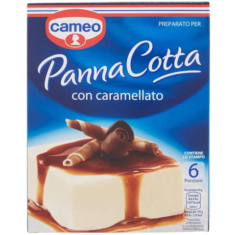 Cameo Kuchen Cameo 6 Panna cotta mit Karamell Kuchenmischungen italien kuchen 97 g 6 Portionen italienisch Original 8003000105500