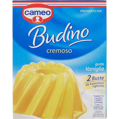 Cameo Budino vaniglia cremig istant Pudding vanille 80g 2 Beutel 3x Original italienisch