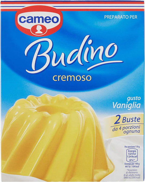 Cameo Pudding- & Dessertpulver 6x Cameo Budino vaniglia cremig istant Pudding vanille 80g 2 Beutel 8003000000515