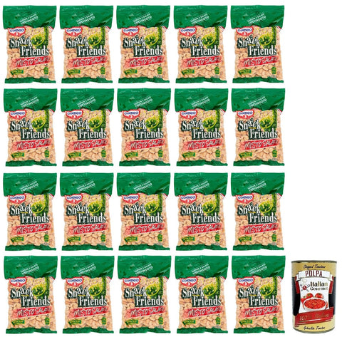 Cameo Snack Knabberartikel Cameo Snack Friends Misto Salato Geröstete und Gesalzene Mischung aus Erdnüssen Cashewnüssen Haselnüssen und Mandeln Vakuumverpackungen 250 g 20x italienisch 8003000122200