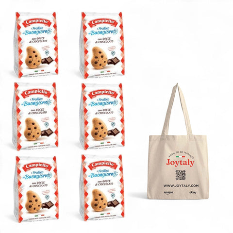 Campiello i Biscotti del Buongiorno Frollini con gocce di cioccolato Shortbread mit Schokoladenstückchen 700 g biscuits cookies 100% Italienische Kekse italienisch Original